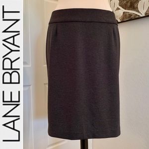 Lane Bryant Dark Gray Skirt Size 18/20